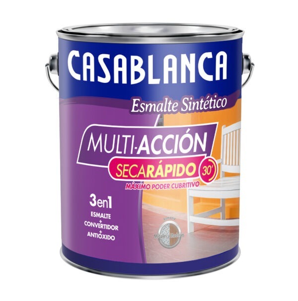 Esmalte Sintético Multi Acción Casablanca